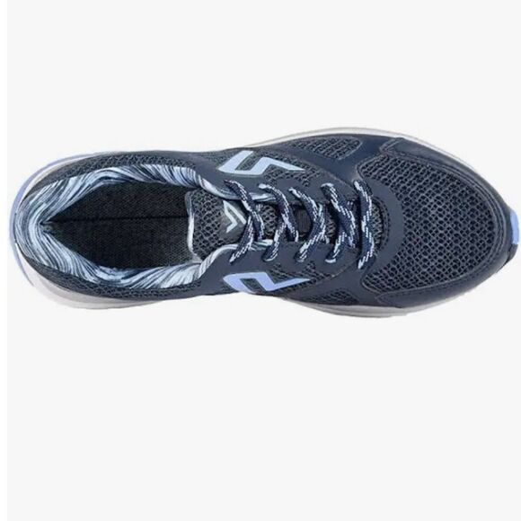 Vionic Satima Navy Light Blue Lace Up Athletic Performance Athleisure Sneakers - Picture 2 of 16